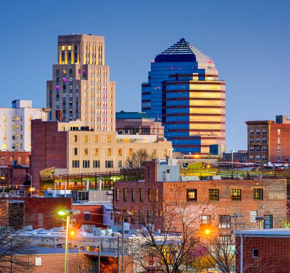 view of a city skyline