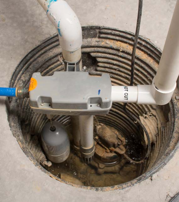 sump pump plumbing service