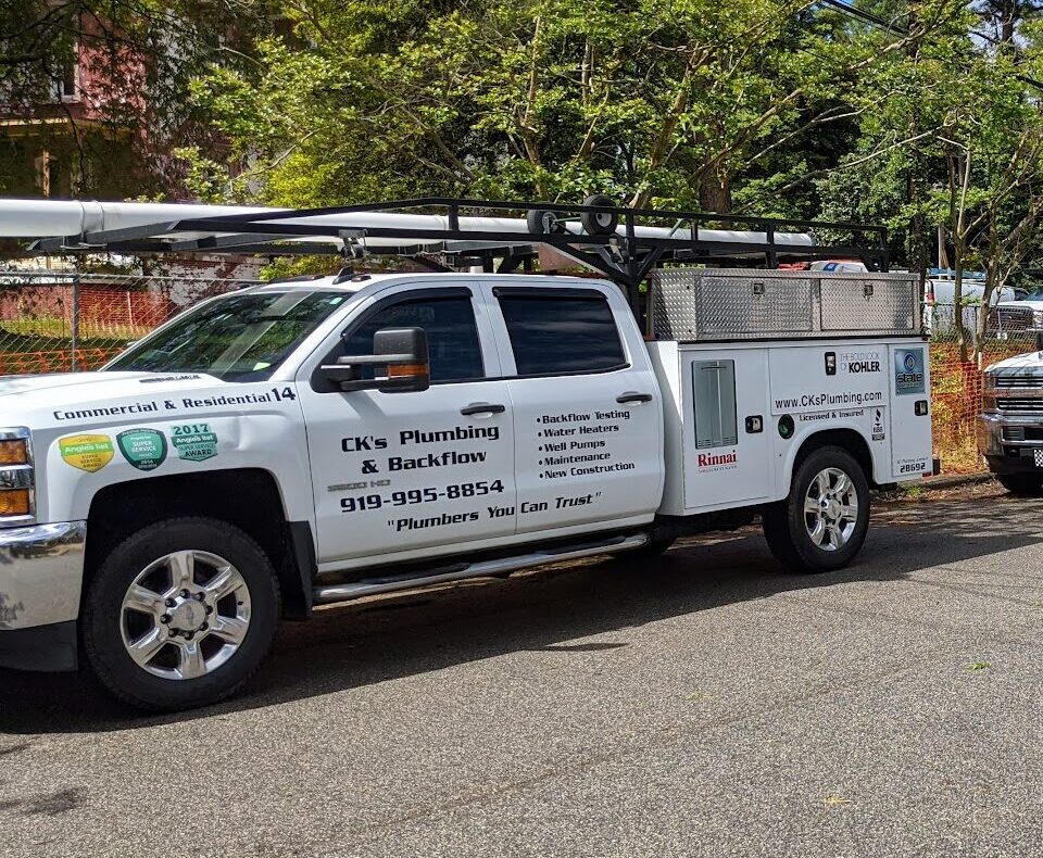 Ck's Plumbing trucks
