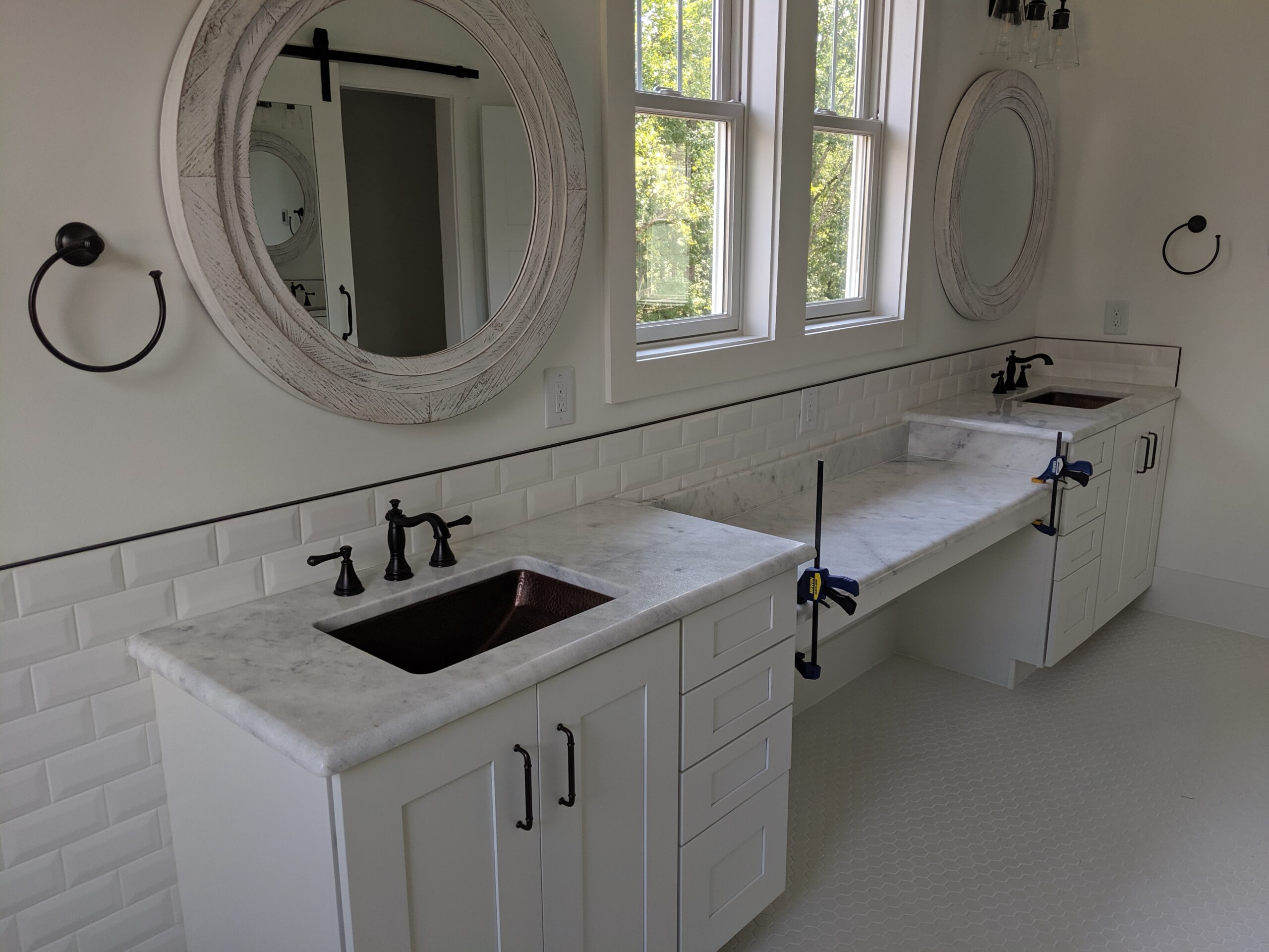 CK's Plumbing work on bathroom